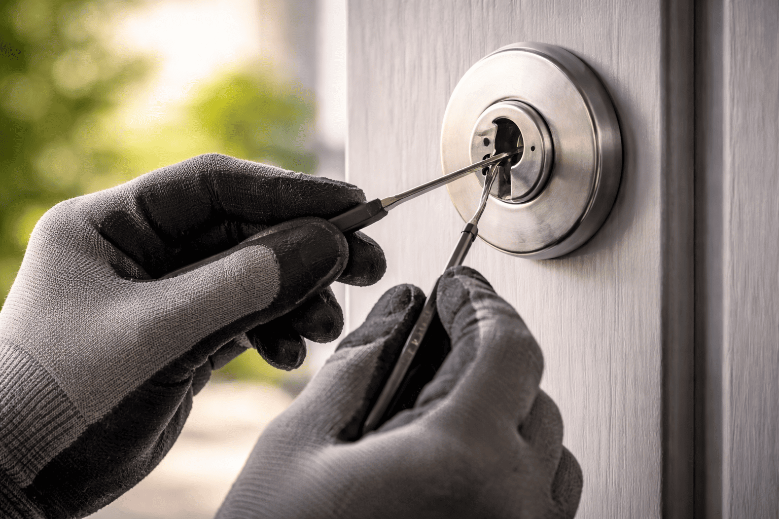 Deur openen zonder schade